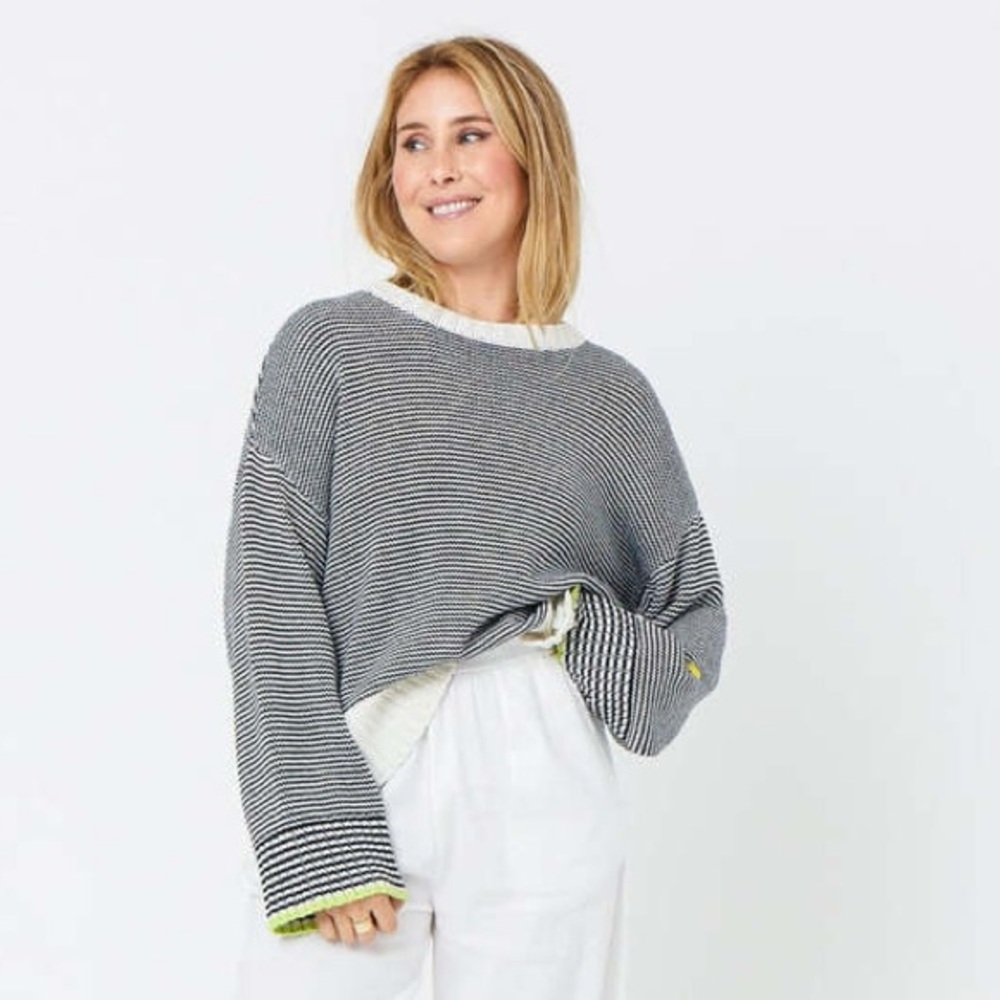 Kerri Rosenthal Zig Zag Summer Sweater